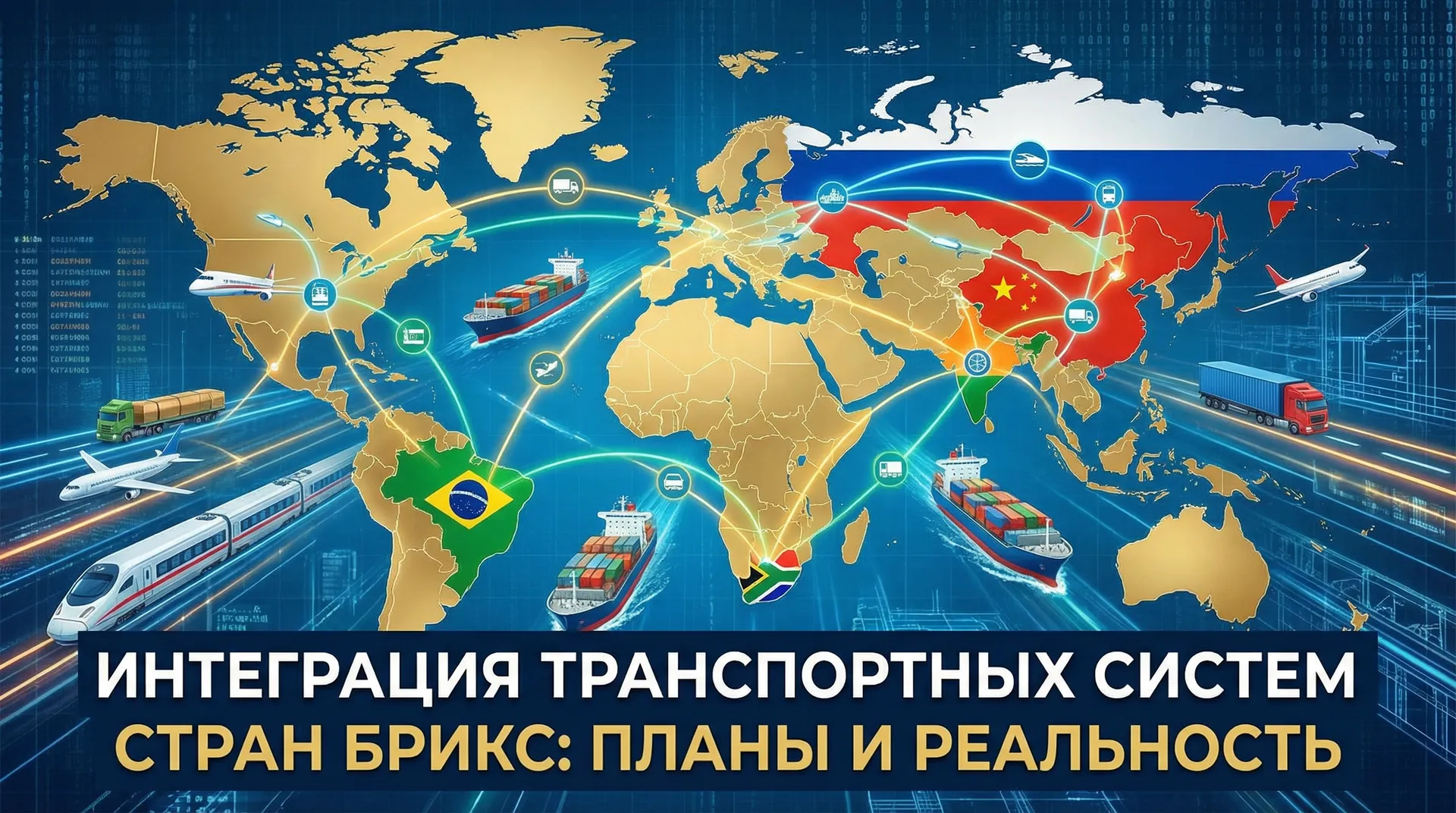 Интеграция транспортных систем стран БРИКС: планы и реальность