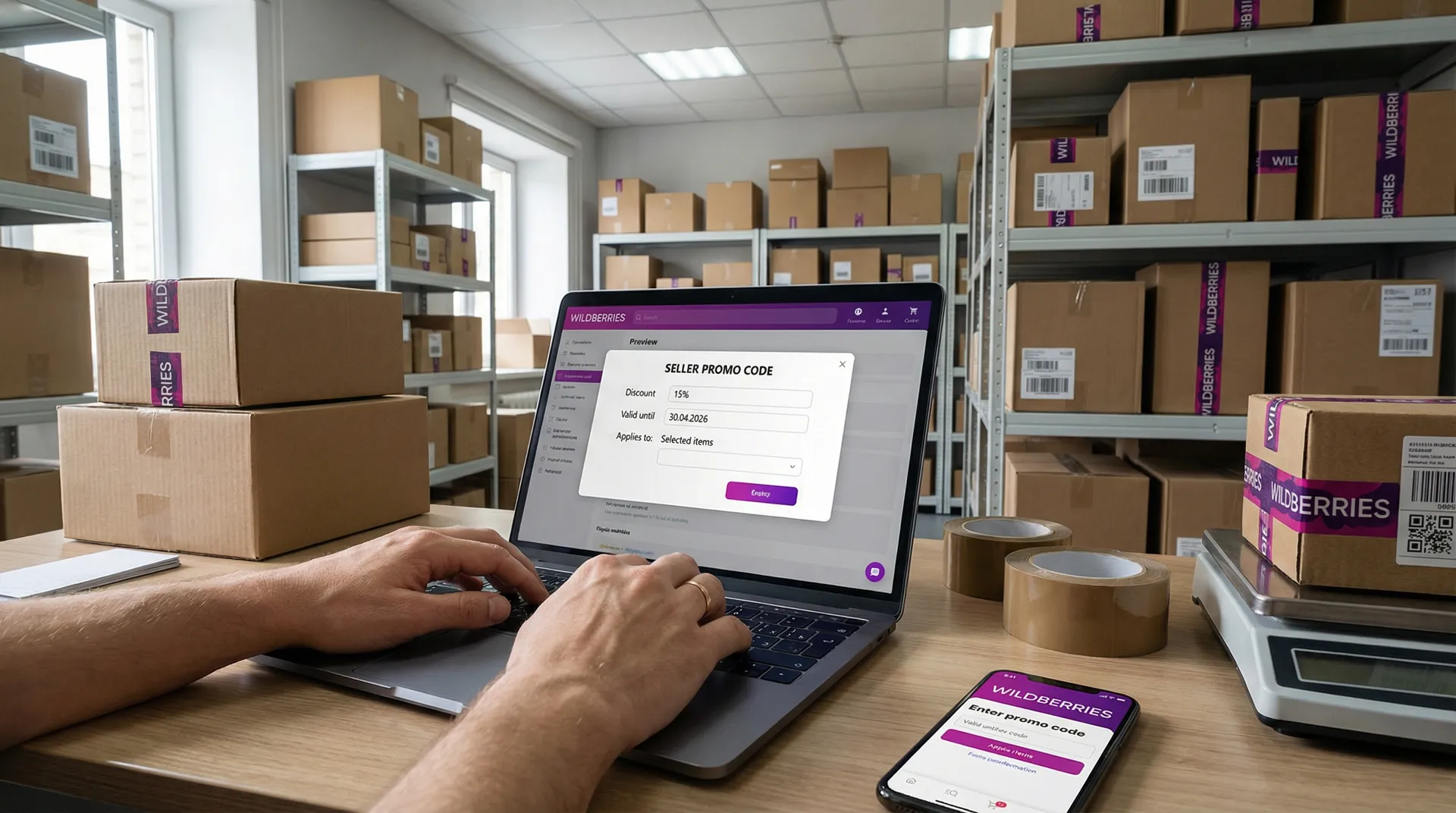Wildberries тестирует промокоды от продавцов: скидка по коду, до 10 активных акций и многоразовое использование