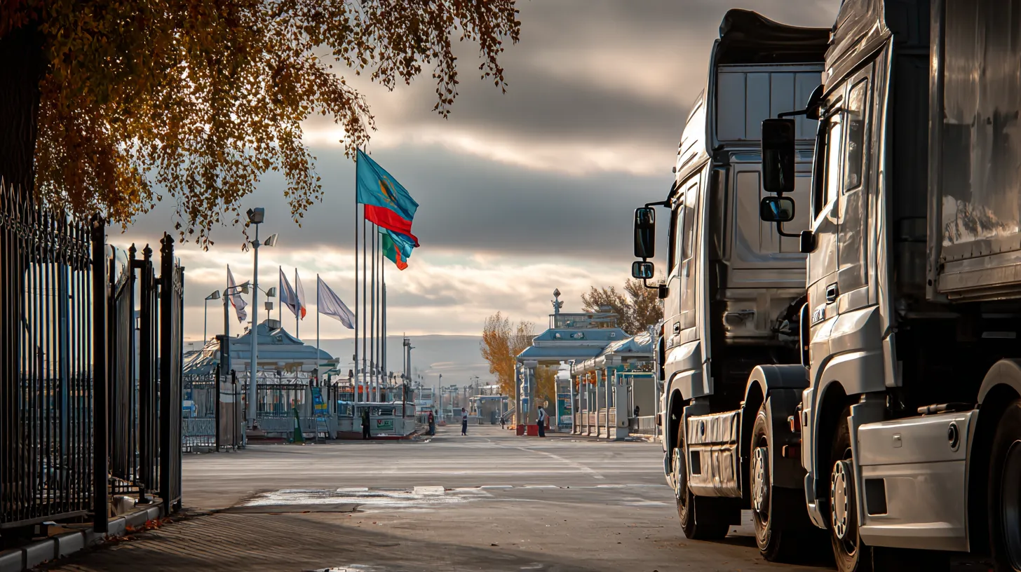Россия временно упростила ввоз товаров через границу с Казахстаном