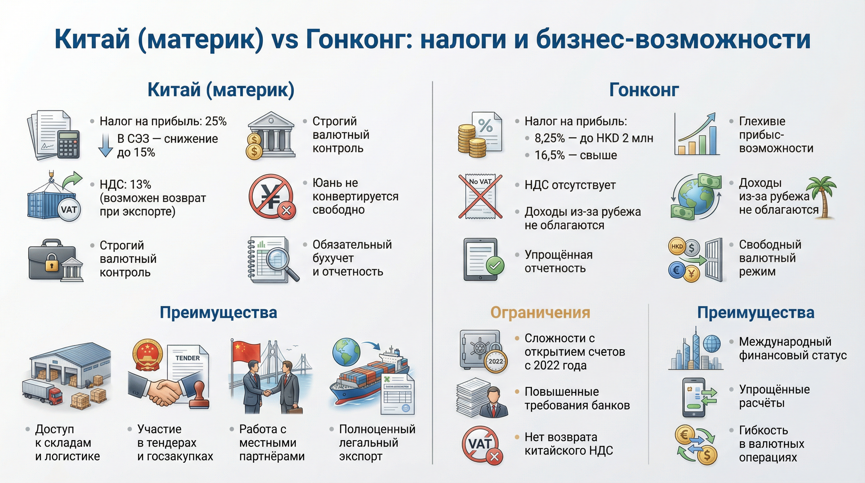 Китай или Гонконг: что выбрать?